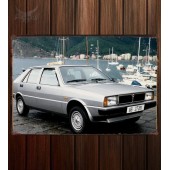 Металлическая табличка Lancia Delta (831)